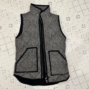 Jcrew herringbone vest